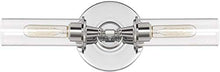 Load image into Gallery viewer, Craftmade 38002-CH Modina Wall Sconce Lighting, 2-Light, 120 Watts, Chrome (20&quot;W x 7&quot;H)
