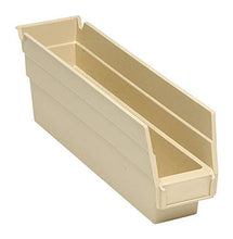 Load image into Gallery viewer, Quantum QSB100IV Economy Shelf Bin, 11-5/8&quot; Length x 2.75&quot; Width x 4&quot; Height, Ivory, Pack of 36
