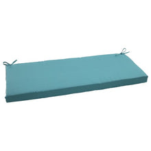 Load image into Gallery viewer, Pillow Perfect Indoor/Outdoor Forsyth Bench Cushion, Turquoise
