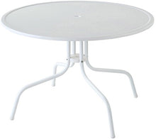 Load image into Gallery viewer, Crosley Furniture Griffith 40-Inch Metal Outdoor Dining Table - Alabaster White
