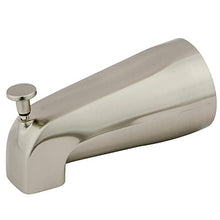Load image into Gallery viewer, Kingston Brass K188A8 Designer Trimscape Showerscape 5-Inch Tub Spout with Diverter, Brushed Nickel
