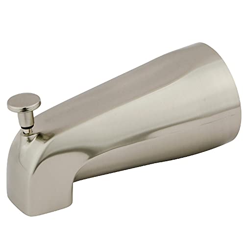 Kingston Brass K188A8 Designer Trimscape Showerscape 5-Inch Tub Spout with Diverter, Brushed Nickel
