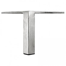 Load image into Gallery viewer, 1&quot; Square-L Leg 17-1/16&quot; Tall Brushed Steel
