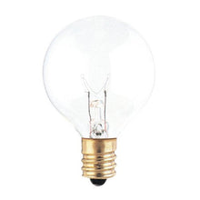 Load image into Gallery viewer, Bulbrite 25G12CL 25-Watt Incandescent G12 Globe, Candelabra Base, Clear
