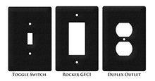 Load image into Gallery viewer, SWEN Products Blank - No Design Wall Plate Cover (Single Rocker, Black)
