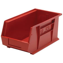 Load image into Gallery viewer, Quantum QUS240RD Ultra Stack and Hang Bin, 14-3/4&quot; Length x 8-1/4&quot; Width x 7&quot; Height, Red, Pack of 12
