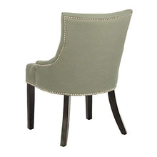 Load image into Gallery viewer, Safavieh Mercer Collection Christine Grey Linen Nailhead Dining Chair, Set of 2
