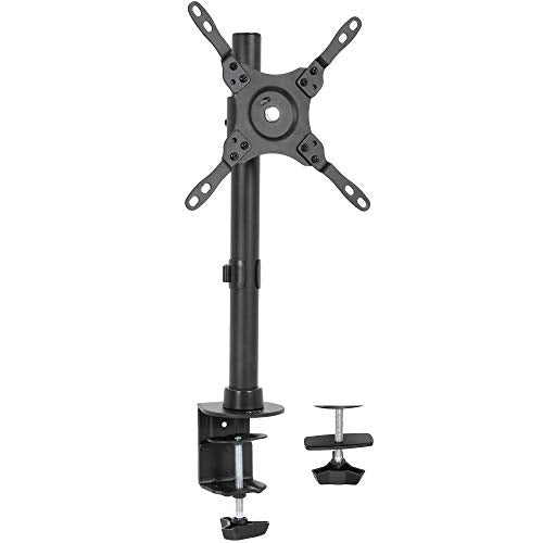 VIVO Black Ultra Wide Screen TV and Monitor Desk Mount, Adjustable Height and Tilt Stand for Screens up to 42 inches, STAND-V101C