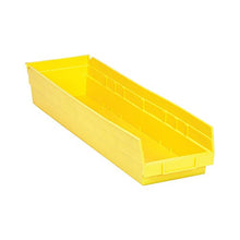 Load image into Gallery viewer, Quantum QSB106YL Yellow Economy Shelf Bin, 23-5/8&quot; x 6-5/8&quot; x 4&quot; Size (Pack of 8)
