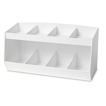 Load image into Gallery viewer, Fixed Compartment Bench Bin 8 Bins (4 Over 4) 24&quot;W x 10&quot;D x 12&quot;H
