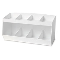 Fixed Compartment Bench Bin 8 Bins (4 Over 4) 24