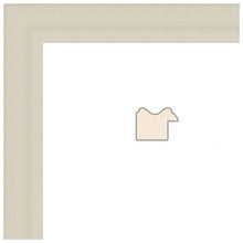 Load image into Gallery viewer, ArtToFrames 8x20 inch Off White Stain on Pine Wood Picture Frame, WOM0066-60823-YWHT-8x20
