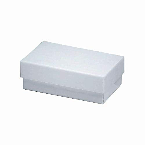 Jewelry Boxes White Cardboard 2 1/2 x 1 1/2 100 Per Case