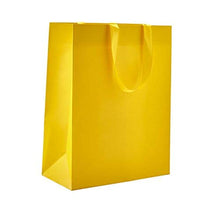 Load image into Gallery viewer, PTP Bags Sunrise Matte 8&quot; x 4&quot; x 10&quot; Tote Bags [Pack of 100] Reusable Manhattan Kraft Paper Gift Bags
