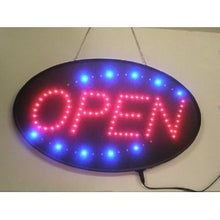 Load image into Gallery viewer, Ultra Bright LED Neon Light Open Sign Oval Style Premium Design Larger Size 22&quot;L x 13&quot;W x 1&quot;H with Power On/Off and Animation On/Off Switchs by&quot;E Onsale&quot; U30
