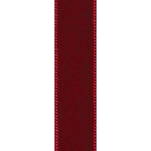 Load image into Gallery viewer, Caspari Red Velvet .5 Inch Thin Unwired Ribbon - 12 Foot Spool

