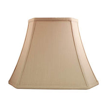 Load image into Gallery viewer, Royal Designs Rectangle Cut Corner Lamp Shade - Beige - (5 x 6.5) x (8 x 12) x 10
