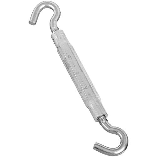 National Hardware N222-026 2174 Hook/Hook Turnbuckles in Zinc, 3/8
