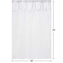 Load image into Gallery viewer, Sweet Jojo Designs White Eyelet Kids Bathroom Fabric Bath Shower Curtain
