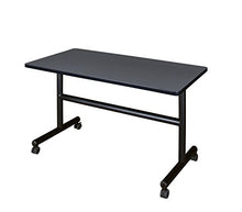 Load image into Gallery viewer, Kobe 48&quot; x 30&quot; Flip Top Mobile Training Table- Grey
