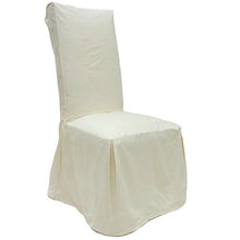 Load image into Gallery viewer, Solid Natural Dining Chair Covers Set of Four 407
