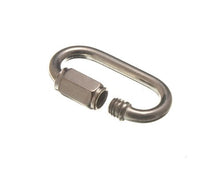 Load image into Gallery viewer, QUICK LINK CHAIN REPAIR SHACKLE 4MM 5/32 BZP ZINC PLATED STEEL (pack of 20)
