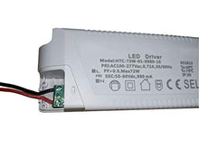 Load image into Gallery viewer, Lussuoso Lighting 72W LED Dimmable Transformer, AC100-277Vac,0.72A,50/60Hz Dimmable LED Driver Power Supply Transformer Adapter,
