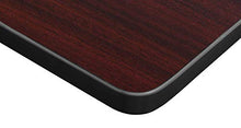 Load image into Gallery viewer, Kee 36&quot; Square Breakroom Table- Mahogany/ Black

