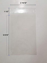 Load image into Gallery viewer, 100 Pcs 4 15/16 X 6 9/16 Clear A6+ Card Resealable Cello/Cellophane Bags (Fit A6 Card w/Envelope) (by UNIQUEPACKING)
