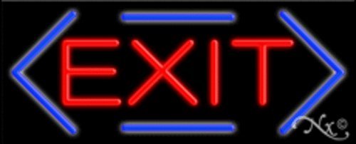 Exit Handcrafted Energy Efficient Glasstube Neon Signs