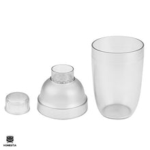 Load image into Gallery viewer, Homestia 18 oz Plastic Cocktail Shaker 3-Piece Drink Mixer Boba Tea Shaker W/Jigger
