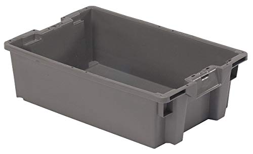 Stack and Nest Bin, 23-5/8 in, Gray