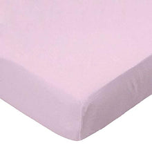 Load image into Gallery viewer, SheetWorld Fitted 100% Cotton Percale Pack N Play Sheet 29 x 42, Baby Pink Woven, Made in USA
