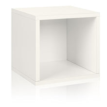 Load image into Gallery viewer, Way Basics Eco Stackable storage cube, White
