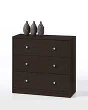 Load image into Gallery viewer, Tvilum Portland 3 Drawer Chest, Coffee
