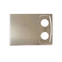 WingIts CRESCENT Cover Plates,PR, Polished Stainless Steel (BCSR-CHM)
