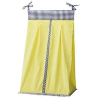 Mini Dot & Gingham Diaper Stacker - Yellow by Trend Labs