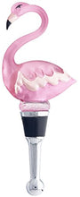 Load image into Gallery viewer, LSArts Flamingo Resin Bottle Stopper, 5&quot;, Multicolor

