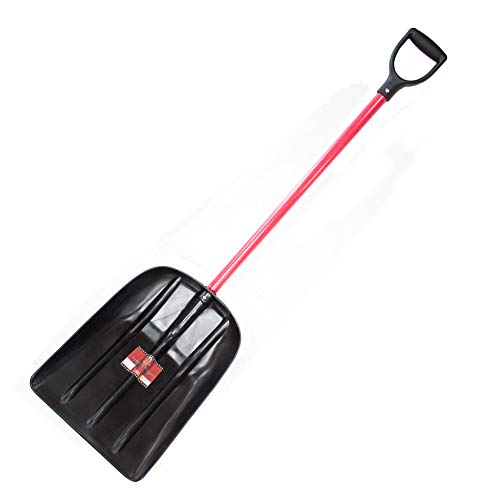 Bully Tools 92400 Mulch/Snow Bully Scoop with Fiberglass Handle and Poly D-Grip