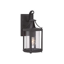Load image into Gallery viewer, Designers Fountain 33621-APW Palencia 1-Light Outdoor Wall Lantern Sconce, Artisan Pardo Wash
