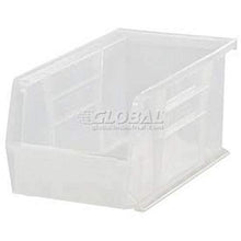 Load image into Gallery viewer, Plastic Stack and Hang Parts Storage Bin 5-1/2 x 14-3/4 x 5 Clear
