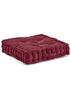 EasyComforts Tufted Booster Cushion, Burgundy, One Size
