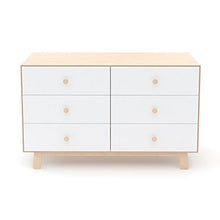 Load image into Gallery viewer, Oeuf Sparrow 6 Drawer Dresser, White/Birch
