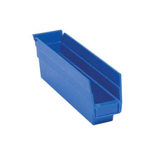 Load image into Gallery viewer, Quantum QSB116BL Blue Economy Shelf Bin, 23-5/8&quot; x 11-1/8&quot; x 4&quot; Size (Pack of 6)
