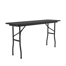 Load image into Gallery viewer, Correll 18&quot;x72&quot; Commercial Duty Folding Table, Black Granite High Pressue Laminate Top, 3/4&quot; Core (CF1872PX-07)
