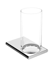 Load image into Gallery viewer, Keuco Edition 400 11550019000 Glass Holder Including Genuine Crystal Glass, Chrome Plated
