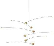 Load image into Gallery viewer, Futura Nature/Nature Hanging Mobile - 30 Inches Beech Wood - Handmade in Denmark by Flensted
