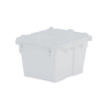 Load image into Gallery viewer, Large Storage Tote with Lid 21.8&quot;L x 15.2&quot;W x 12.9&quot;H - Semi Clear
