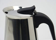 Load image into Gallery viewer, Gefu ge16140Emilio Coffee Machine Stainless Steel with 2Cups 10.8x 9x 15.5cm, 10.8 x 9 x 15.5 cm
