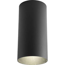 Load image into Gallery viewer, Cylinder Collection 6&quot; Modern Outdoor Ceiling Light Black
